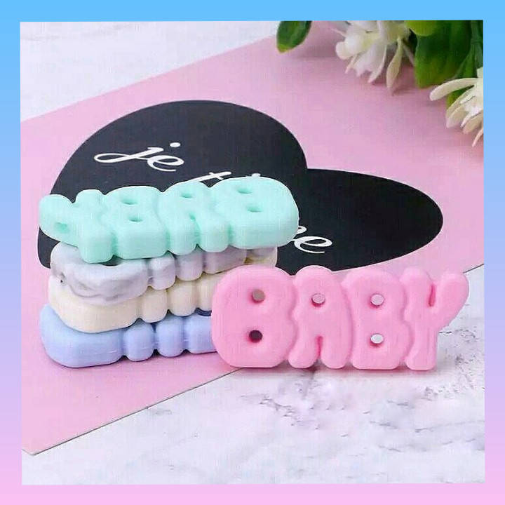 

BABY бусина силиконовая, Разные цвета