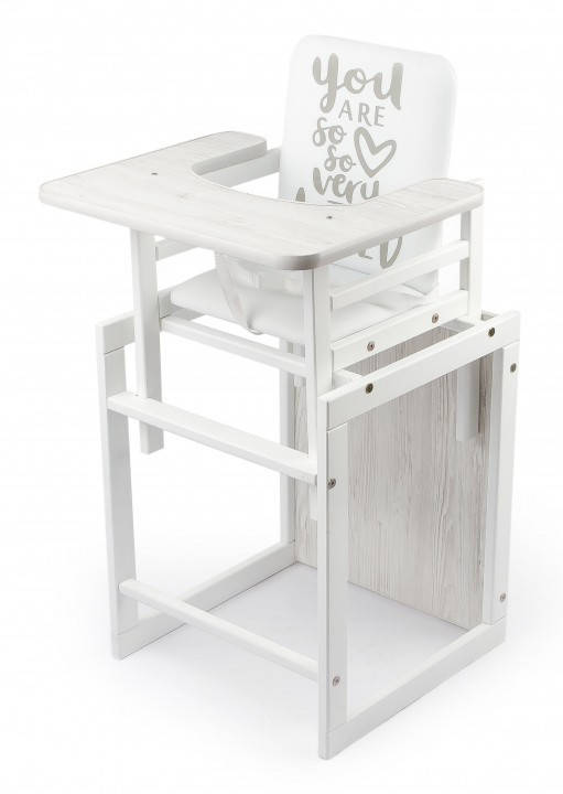 

Стульчик для кормления Ommi Nature Аляска, Белый