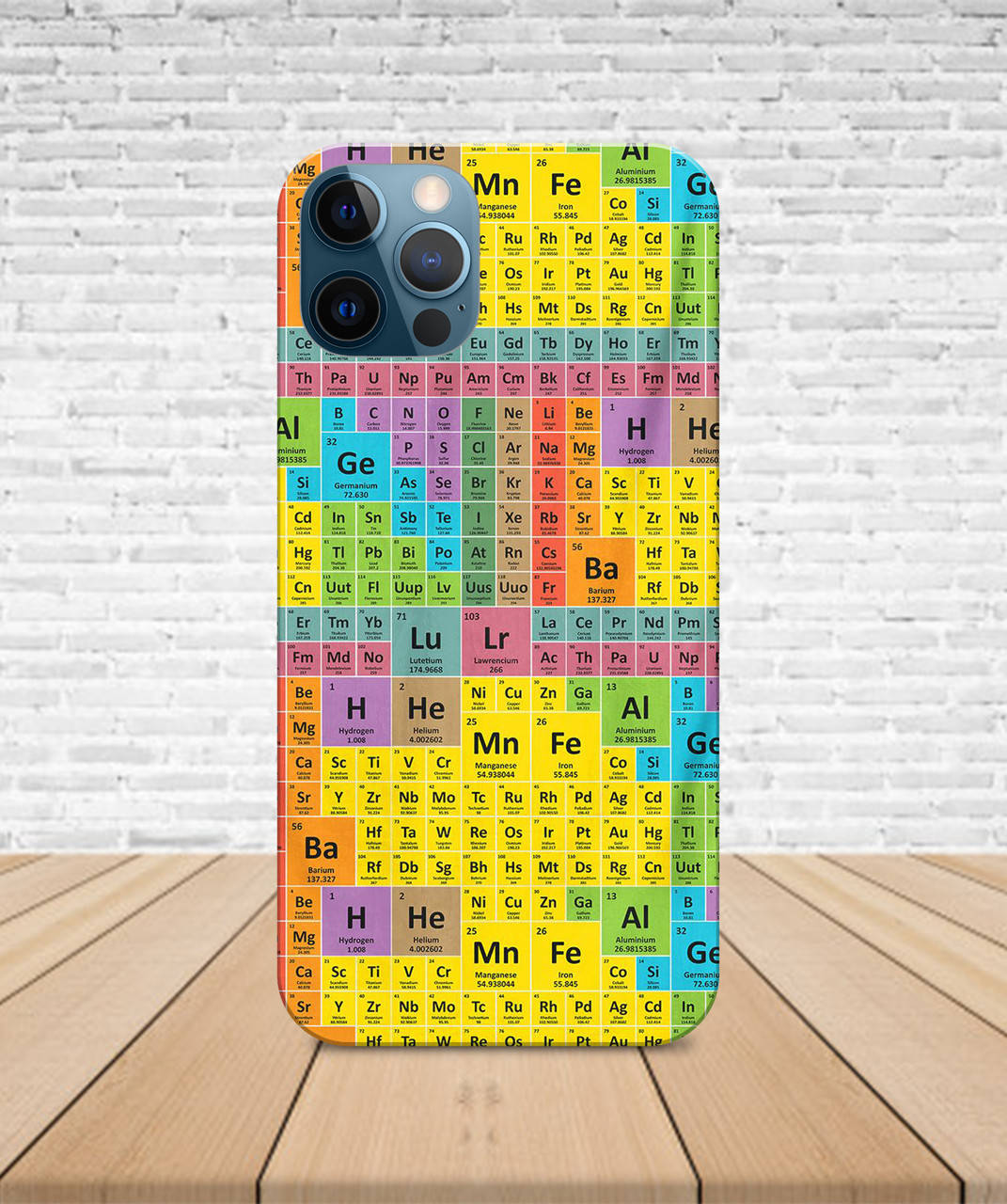 

Матовый Чехол iPhone 12 Pro Max Таблица Менделеева Химия с принтом