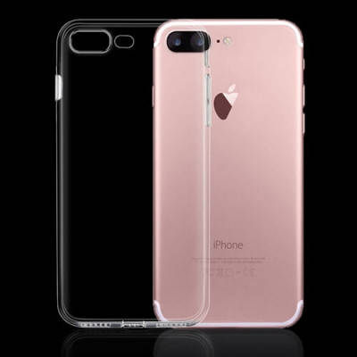 

Чехол для iPhone 8 Plus силиконовый бампер прозрачный