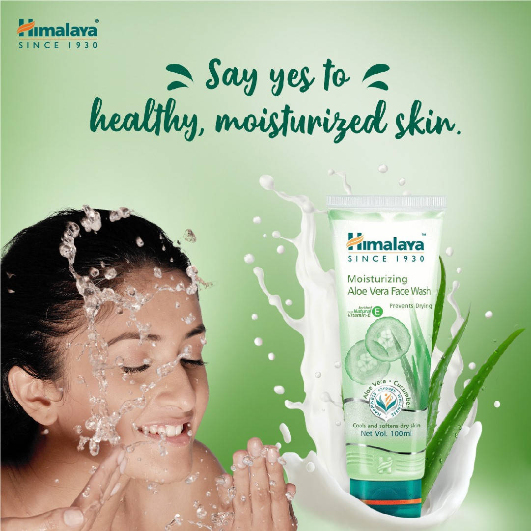 

Гель для вмивання Алое Хімалая, 100мл., Гель для умывания Алоэ Хималая, Himalaya Moisturizing Aloe Vera Face