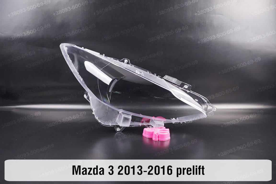 

Стекло фары Mazda 3 BM (2013-2016) III поколение дорестайлинг правое