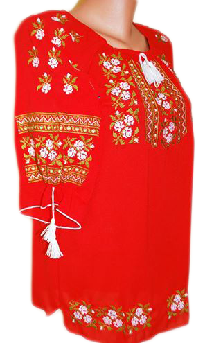 

Вышиванка женская "Одри" BL-0084, Красный