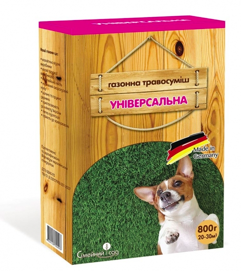 

Газонная трава универсальная 800 г Семейный Сад, Зелёный
