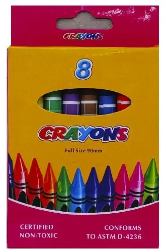 

Крейда воскова Crayons, набір 8 кол. 0,9*80мм,8496-8