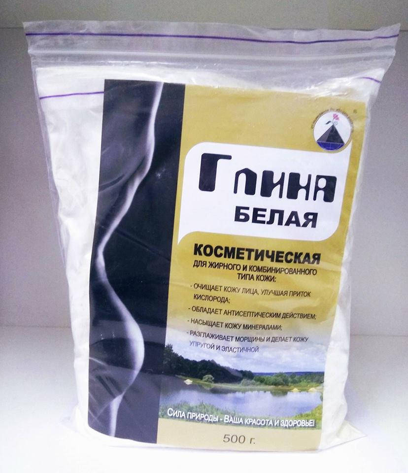 

Глина Белая косметическая натуральная - источник каолина 500 г