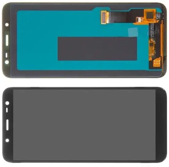 

Дисплей Samsung J600F Galaxy J6 модуль в сборе с тачскрином, черный, Oled