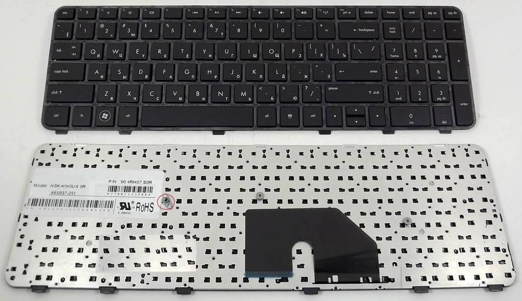 

Клавиатура HP Pavilion DV6-6b01sr, Черный