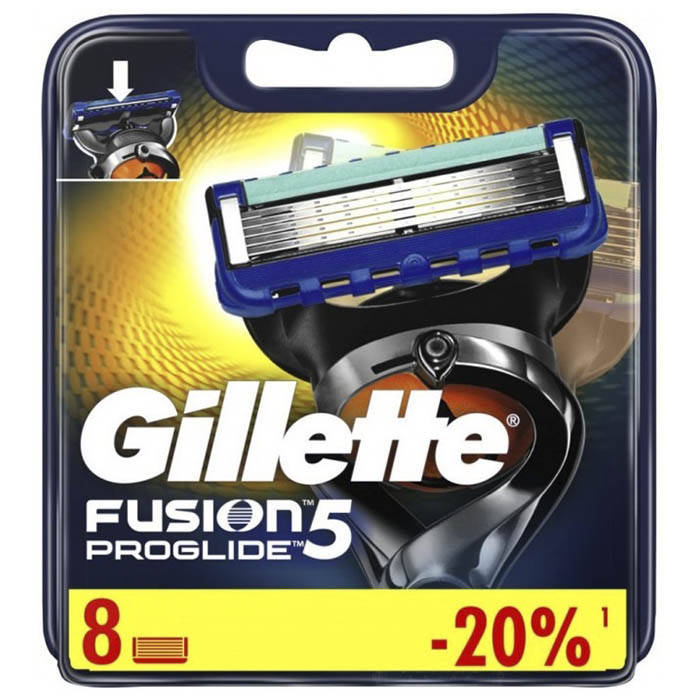 

Кассеты для станка для бритья Gillette Fusion 5 PROGLIDE 8 шт