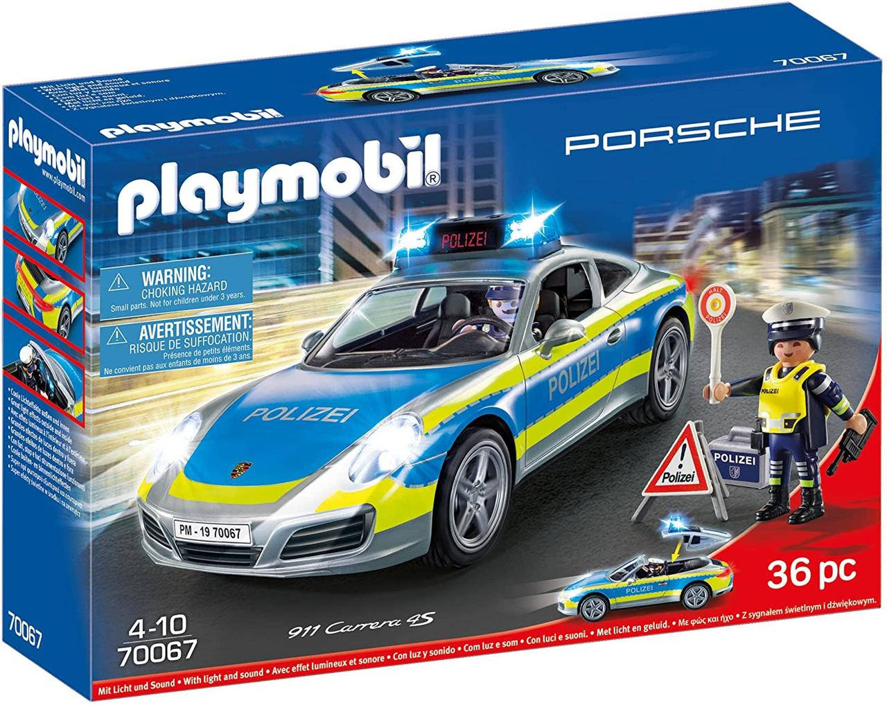 

Playmobil City Action 70067 Полицейская машина Porsche 911 Carrera 4S