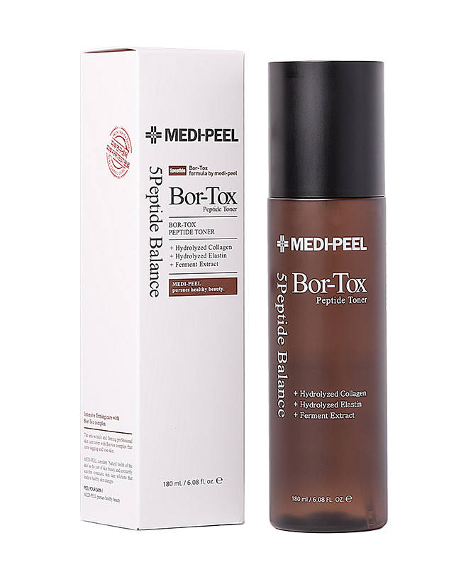 

Антивозрастной пептидный тонер Medi-Peel bor-tox 5 peptide toner 180 мл.