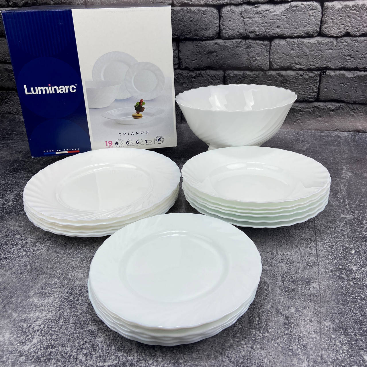 

Сервиз LUMINARC TRIANON /19 предметов, Бежевый