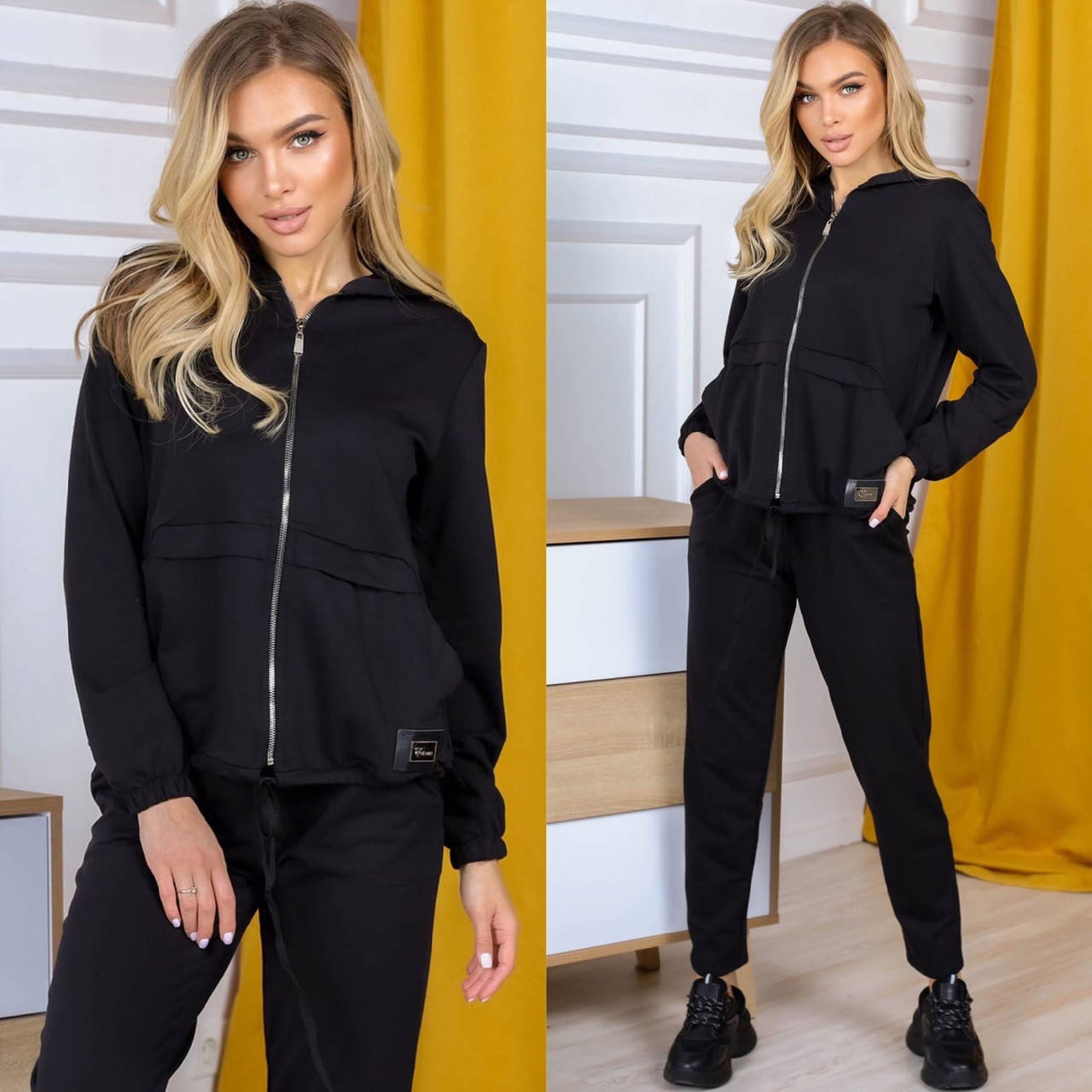 

Женский спортивный костюм. Двунитка. Размер 42-56 46/48, Хаки