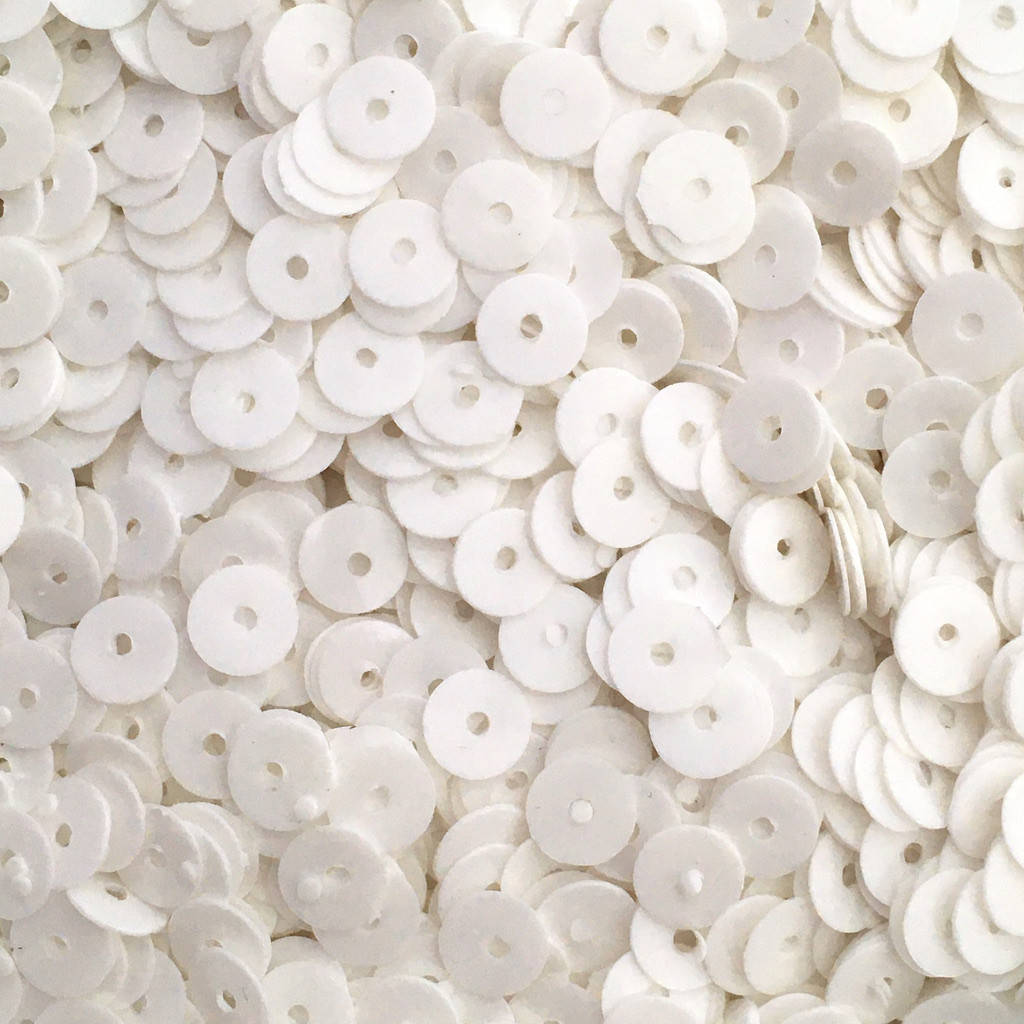 

Паєтки Індія 5 мм. Кругла плоска. Сніжний. Упаковка 5 гр.