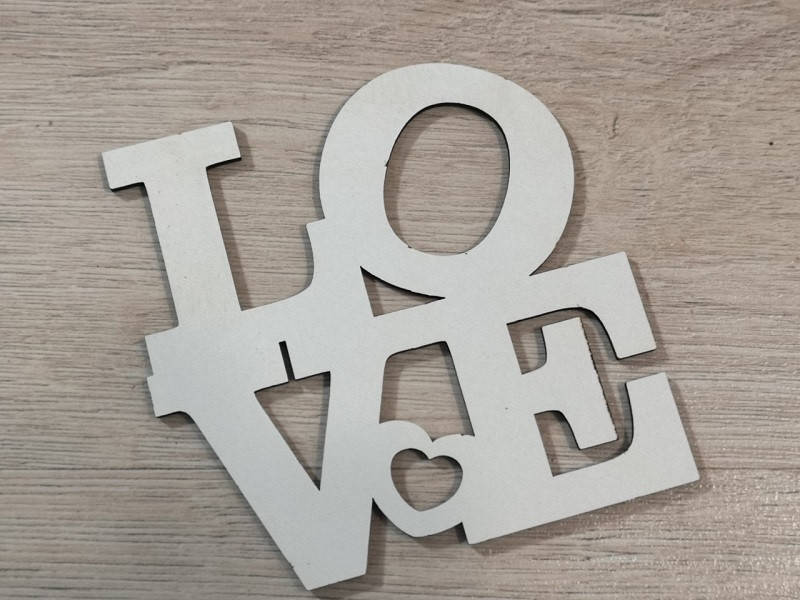 

Love Заготовка под топпер. Слово в коробку.Love