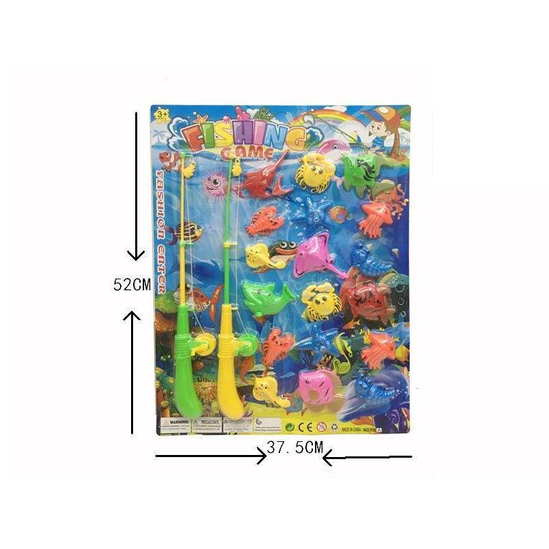 

Рыбалка 836A (96шт/2) магнит.2удочки,18 рыбок,на планшетке 52*37,5см