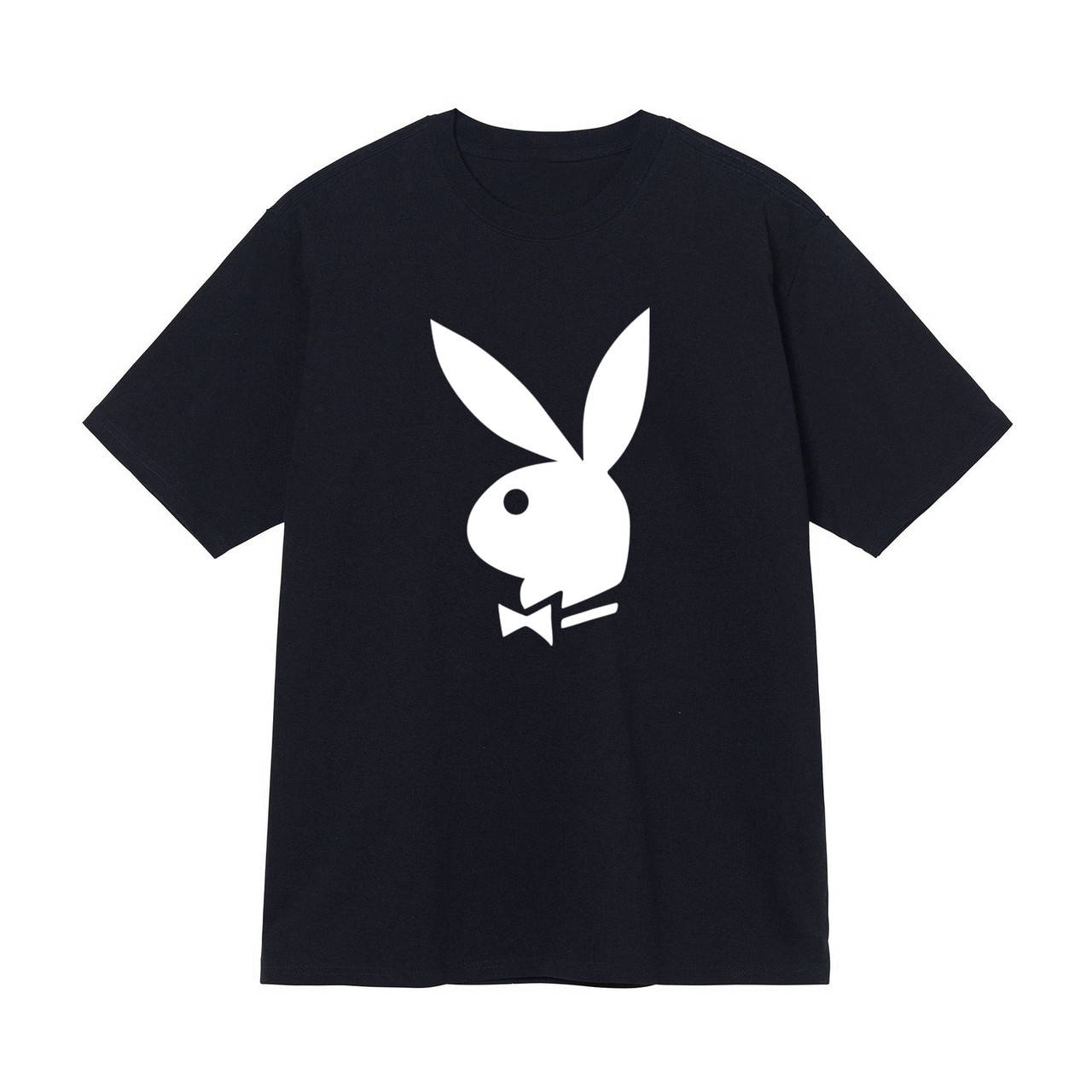 

Черная футболка Playboy Logo черные футболки Плейбой унисекс
