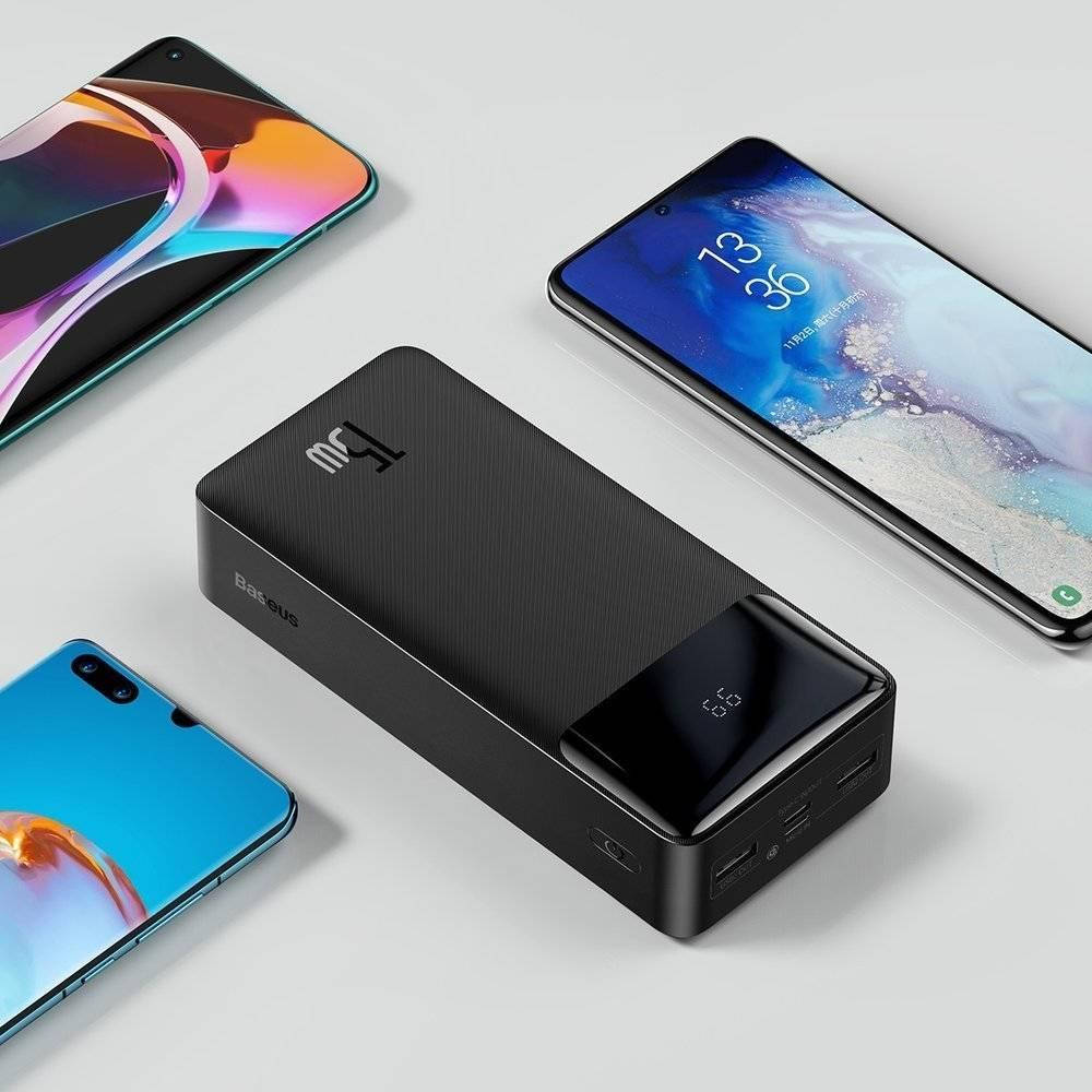 

Повербанк Baseus / Power Bank Baseus Bipow 30000mAh 15W Digital Display