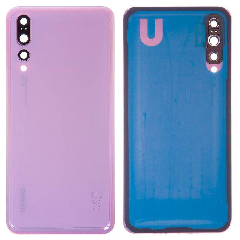 

Задня панель корпуса для Huawei P20 Pro, рожева, золотиста, із склом камери, pink gold