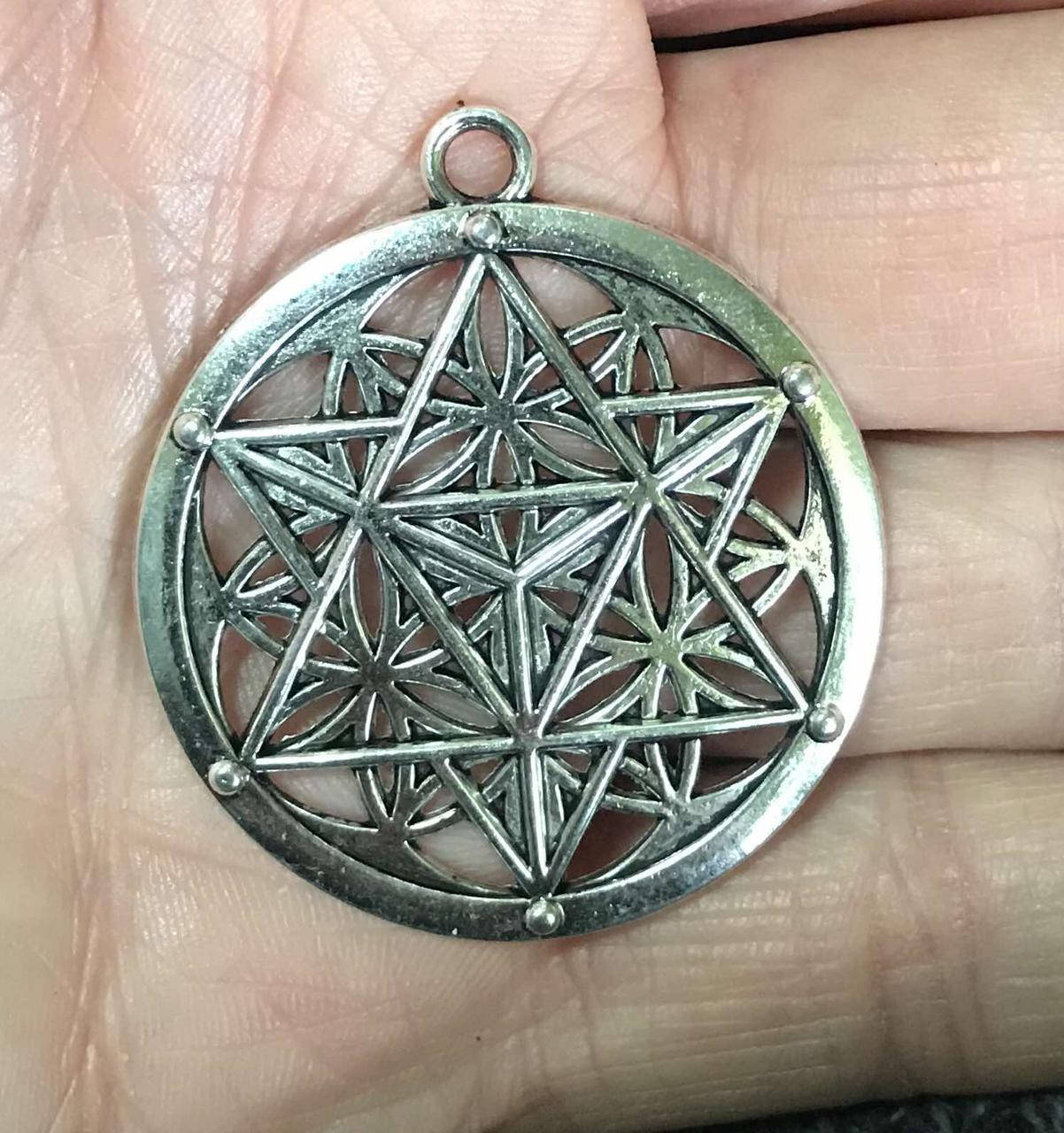 

Кулон "Sri Yantra" Merkaba сплав 40 мм УТ-00004311, Аюрведа Здесь!