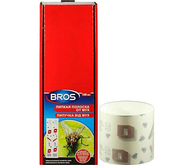 

Липкая лента от мух "Bros"