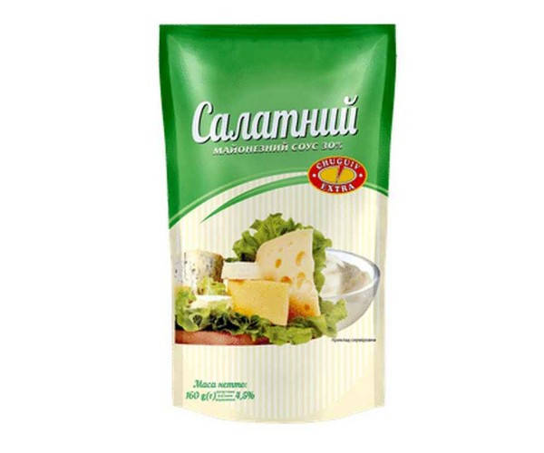 

Майонез 30% соус "Салатний" 160г д/п «Чугуєв Продукт »