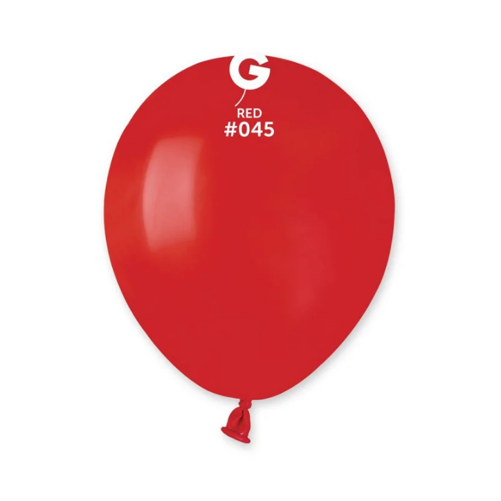 

Воздушные шары пастель красный 5" (13 см) Gemar