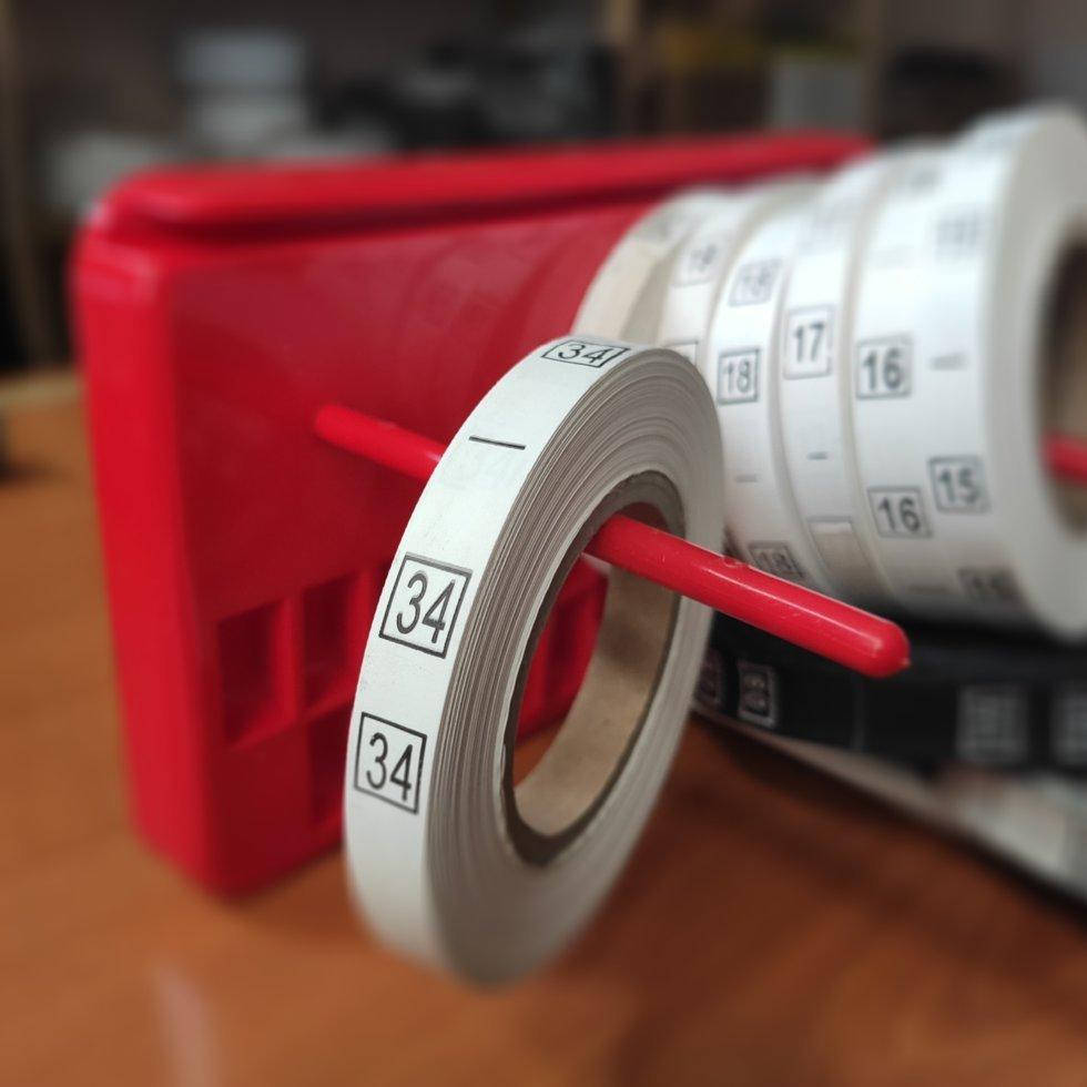 

R-34 Размерник пришивной № 34 (СИНДТЕКС-0125), Белый