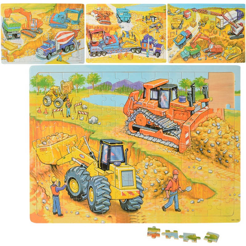 

Большие деревянные пазлы «Техника»