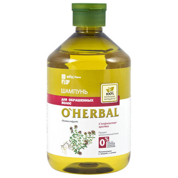 

O'Herbal шампунь для фарбованого волосся 500 мл