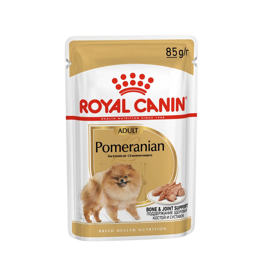 

Royal Canin Pomeranian Adult вологий корм для собак породи померанський шпіц 0,085 кг