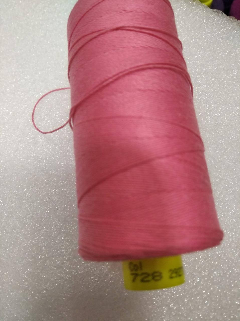 

Нитки Гутерман № 30 (Gutermann), цвет 728, Розовый