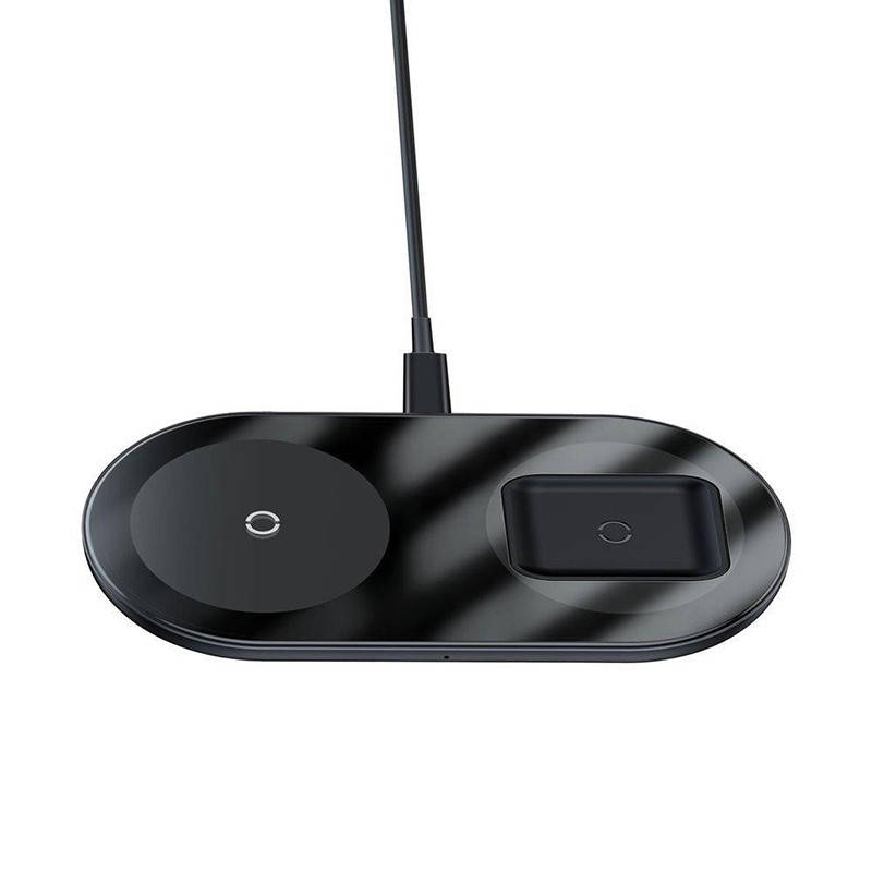 

Зарядное беспроводное устройство Baseus WXJK-CA02 Simple 2in1 Wireless Charger Pro Edition 15W Max For
