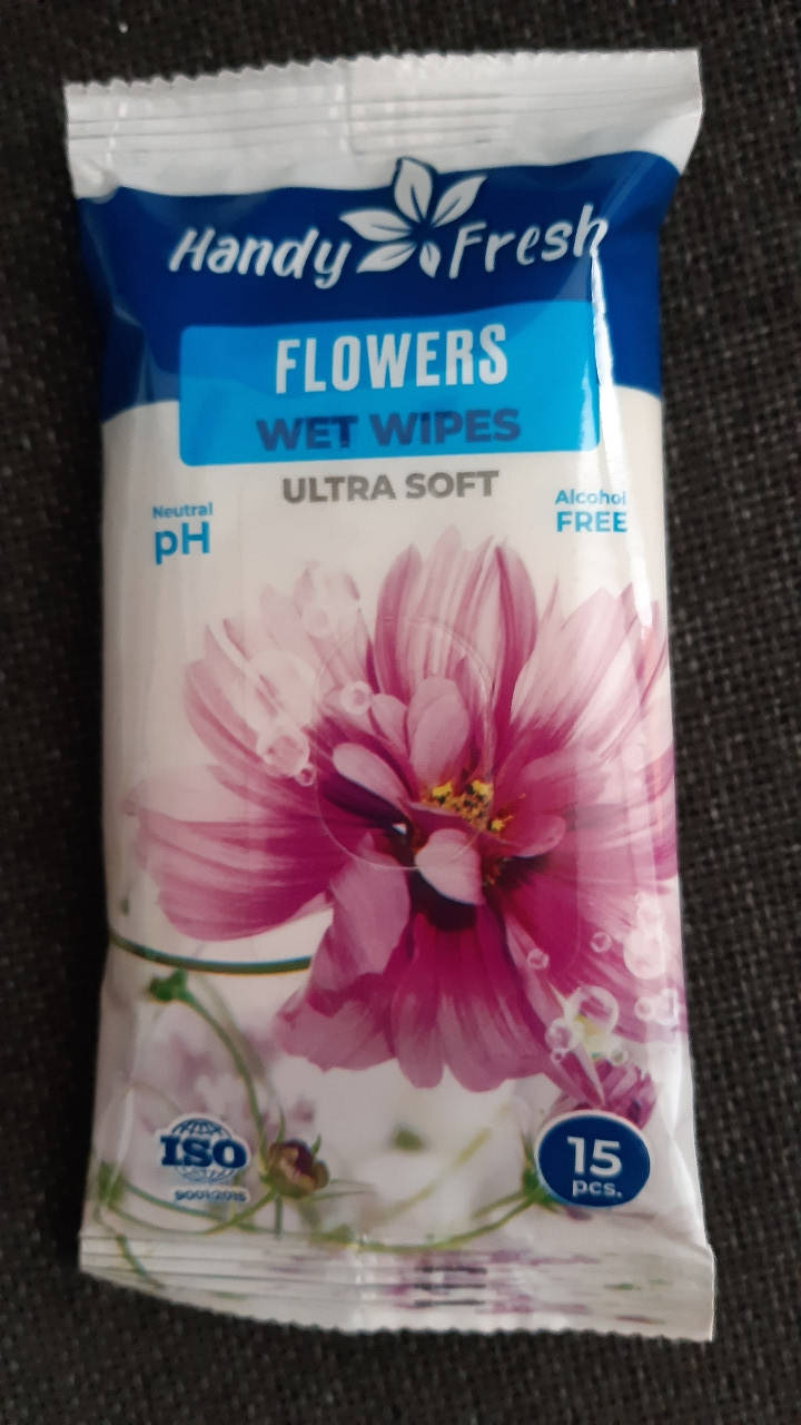 

Серветка волога "Handy" Flowers (15шт)
