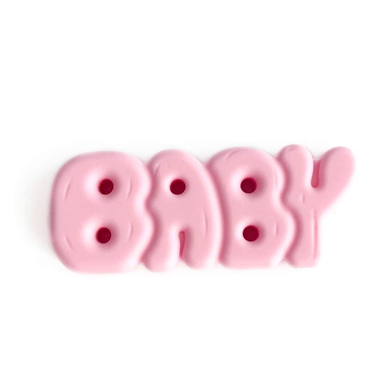 

Baby (роза-кварц) бусинка силиконовая