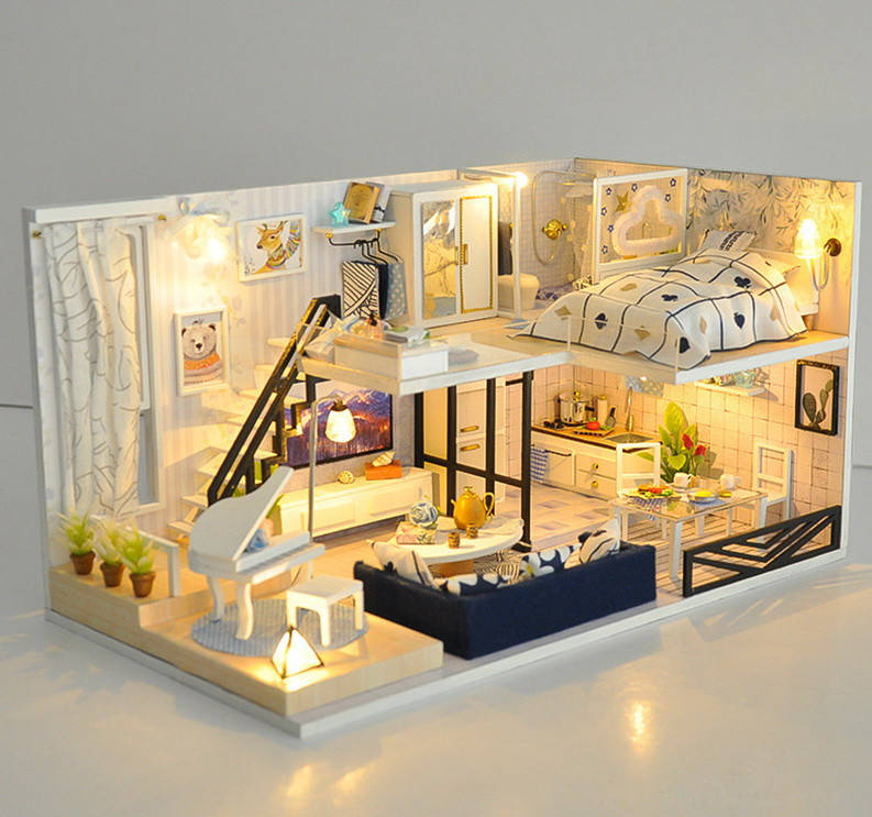 

Румбокс 3D конструктор DIY House миниатюрный сборный дом Light shadow of Time