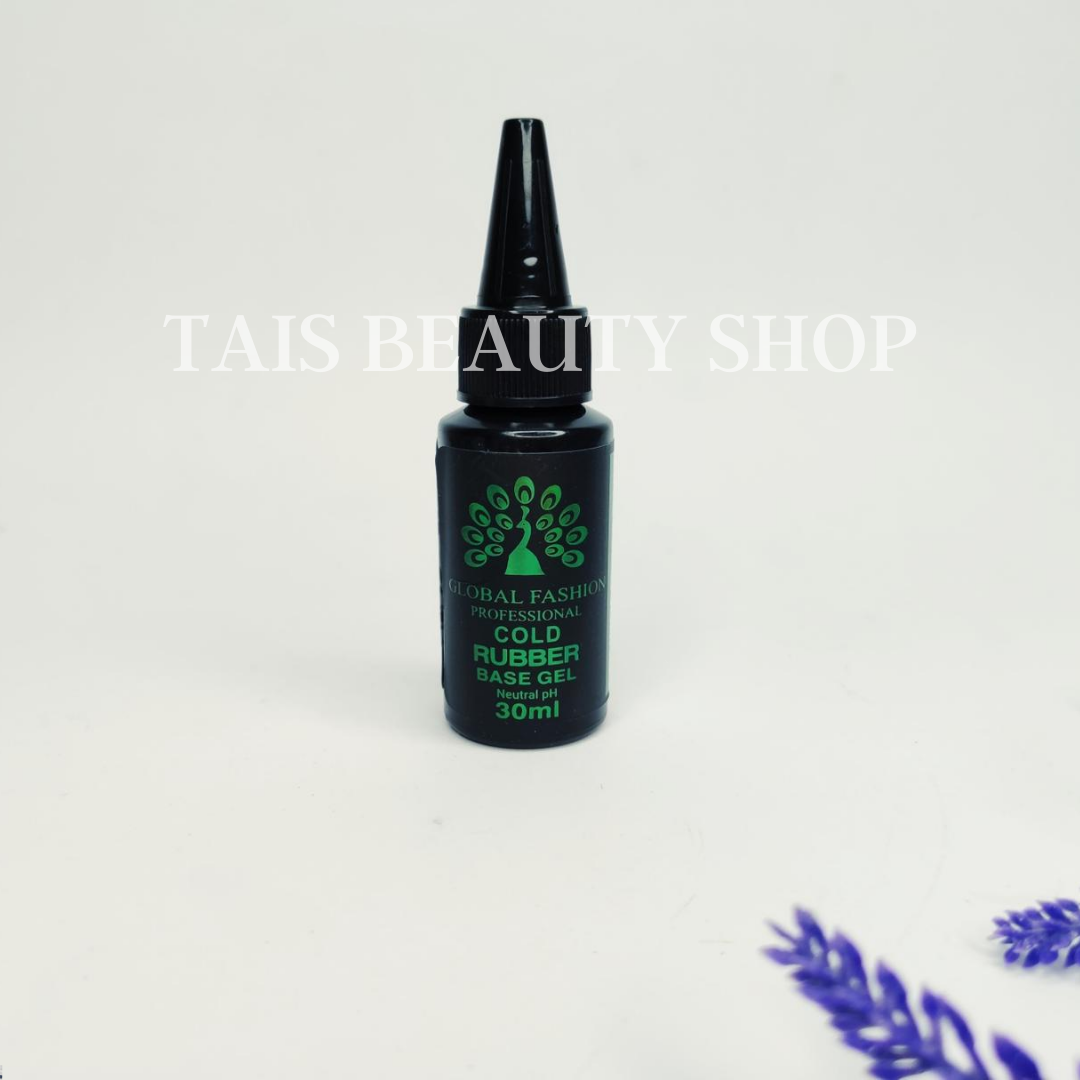 

Каучуковая база для гель лака gold rubber base Global Fashion 30 ml