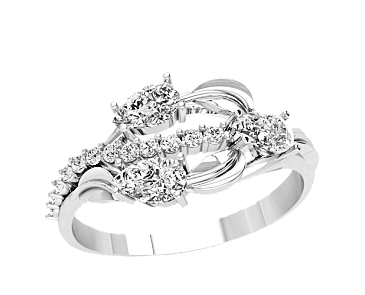 

Кольцо женское серебряное Irida 21320