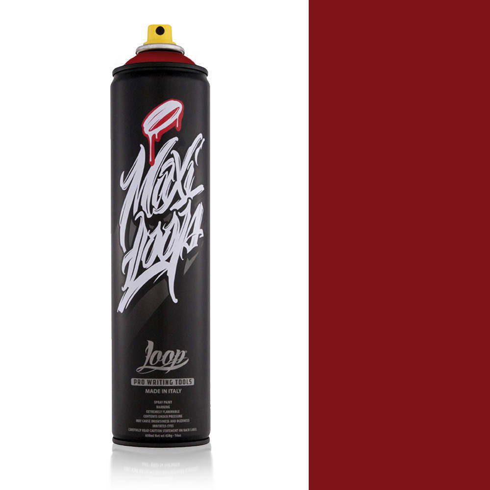 

Аэрозольная краска Loop Maxi 140 Leeds 600ml, Бордовый