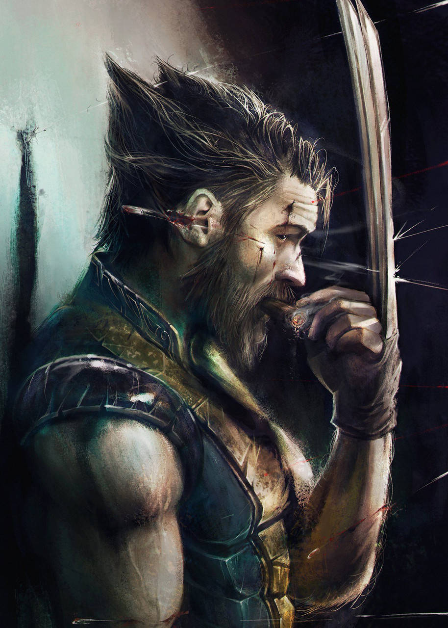 

Фотокартина GeekLand Wolverine Росомаха фан арт 40х60см WR.09.079