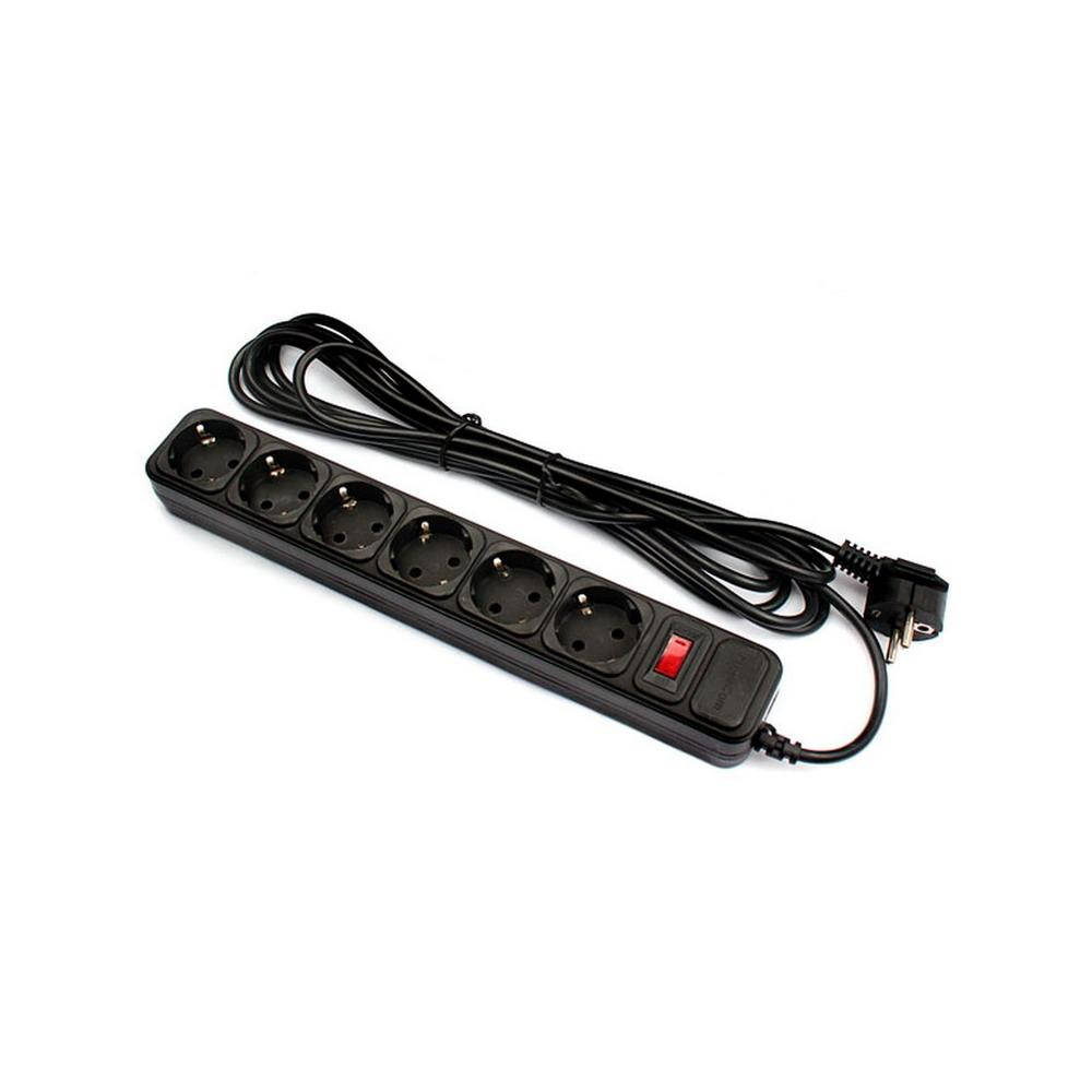 

Фильтр сетевой 3м 6 розеток FrimeCom FC-B4006W черный новый