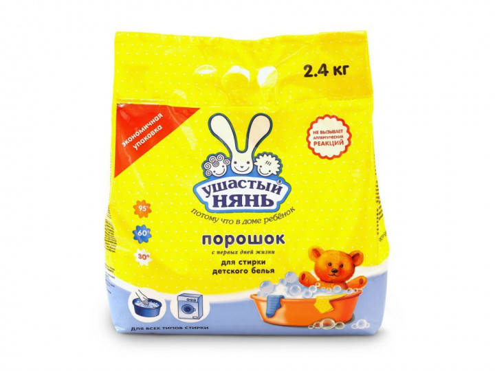 

Пральний порошок Вухатий Нянь 2,4 кг