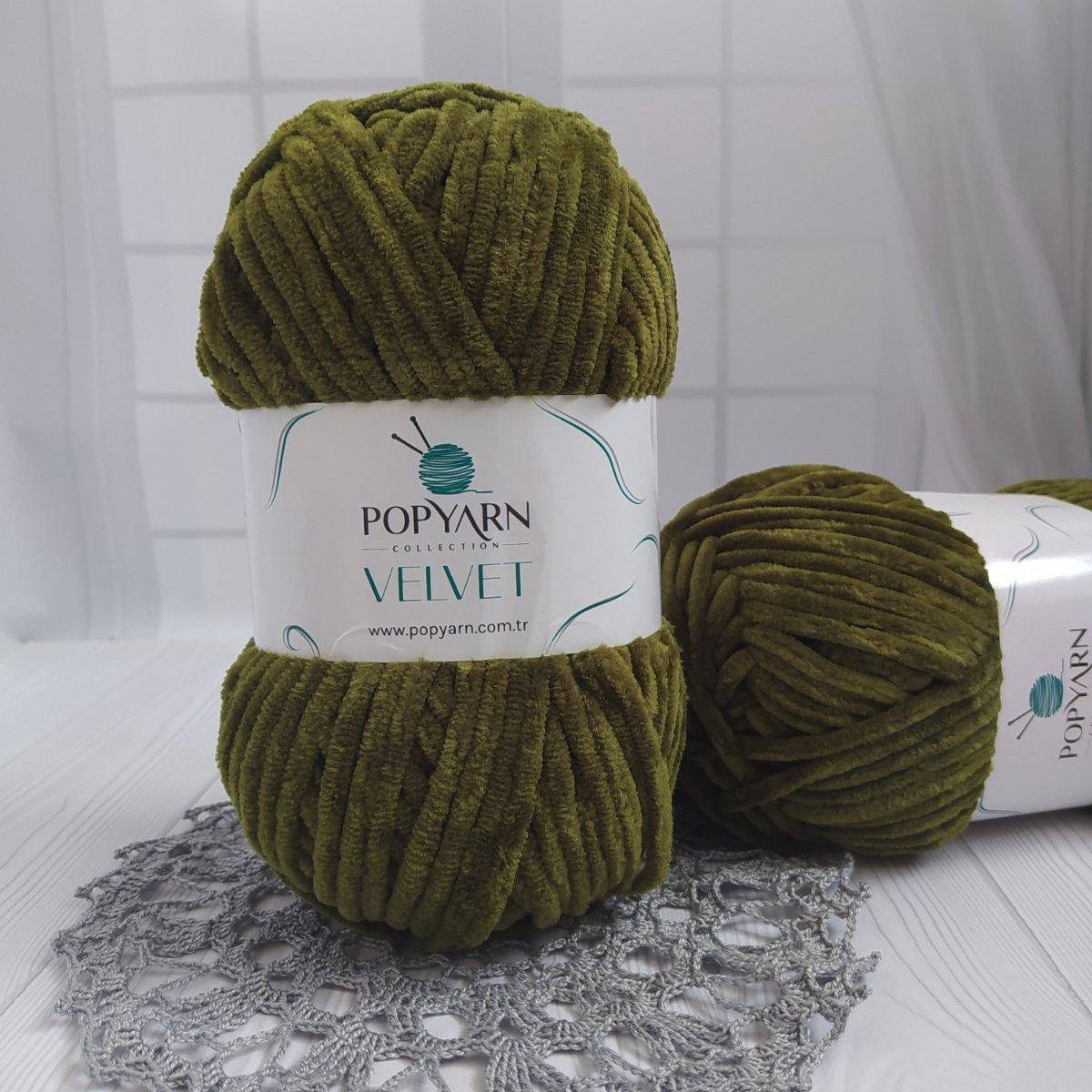 

Popyarn Velvet №020 хакі, Хаки