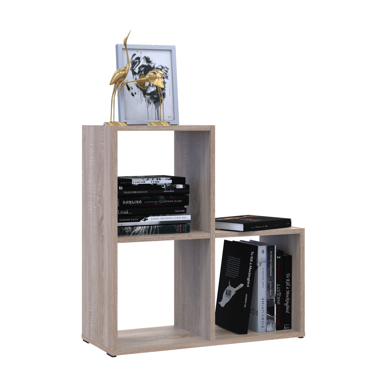 Стелаж Doros Степ 2х2 Дуб сонома відкритий 69х28.8х71.4 (41516155) 6