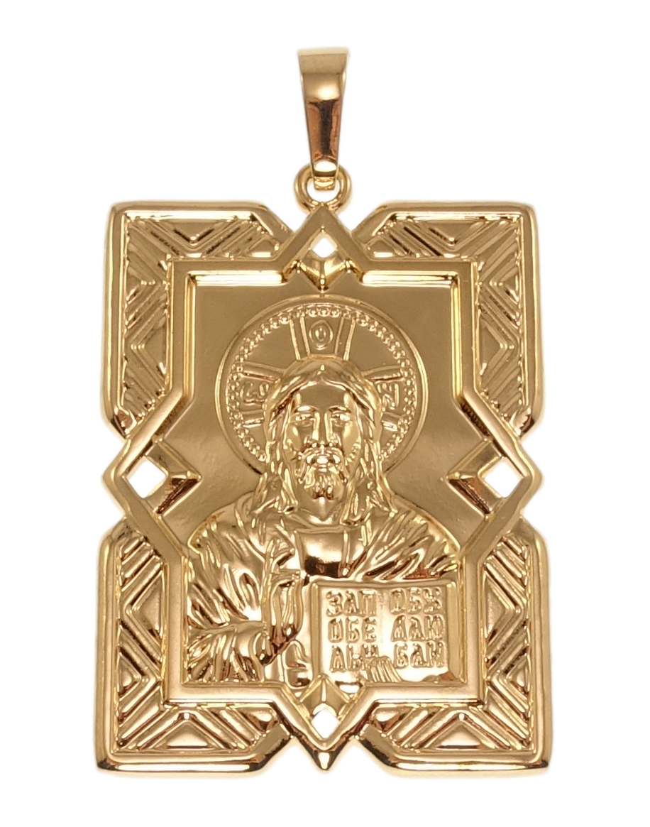 

Кулон Xuping Позолота 18K "Ладанка Господь Вседержитель" для цепочки до 7мм