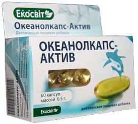 

Океанокапс-актив источник Омега-3 Екосвит Ойл