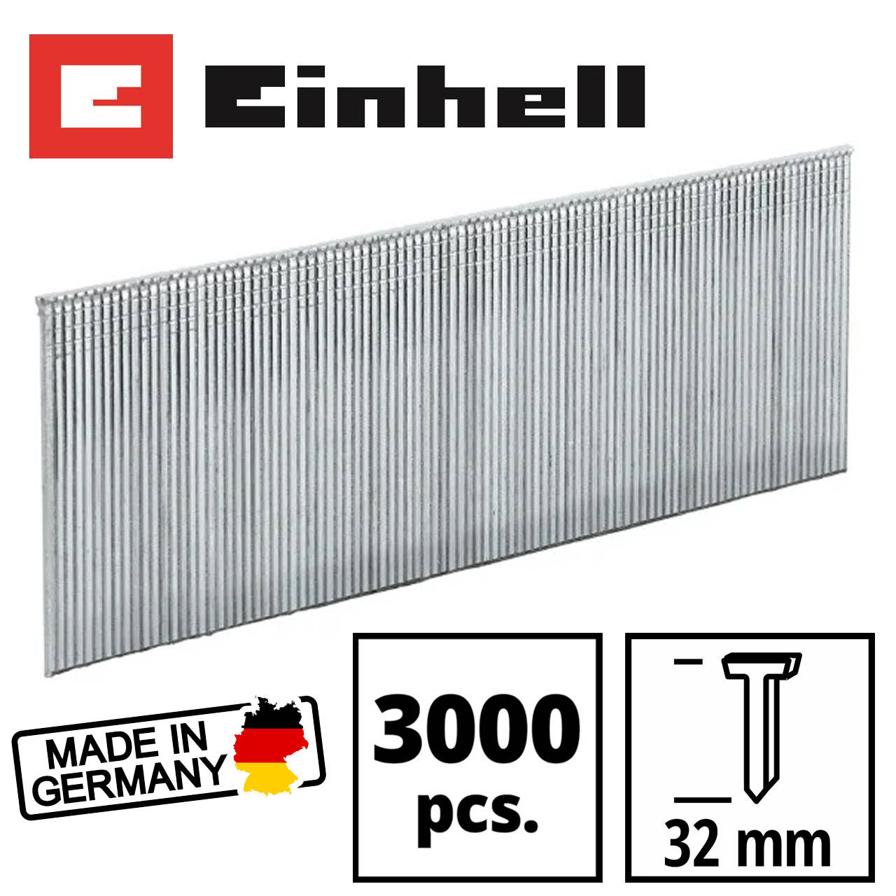 

Гвозди для степлера 32 мм 3000 шт Einhell KWB Германия