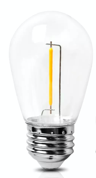 

Лампа Эдисона 1Вт Е27 S14, 2700К Filament, для уличных гирлянд
