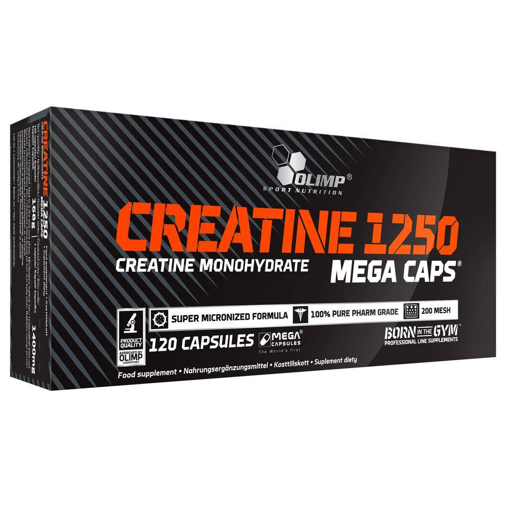 

Креатин моногидрат - Olimp Creatine 1250 Mega Caps /120 caps