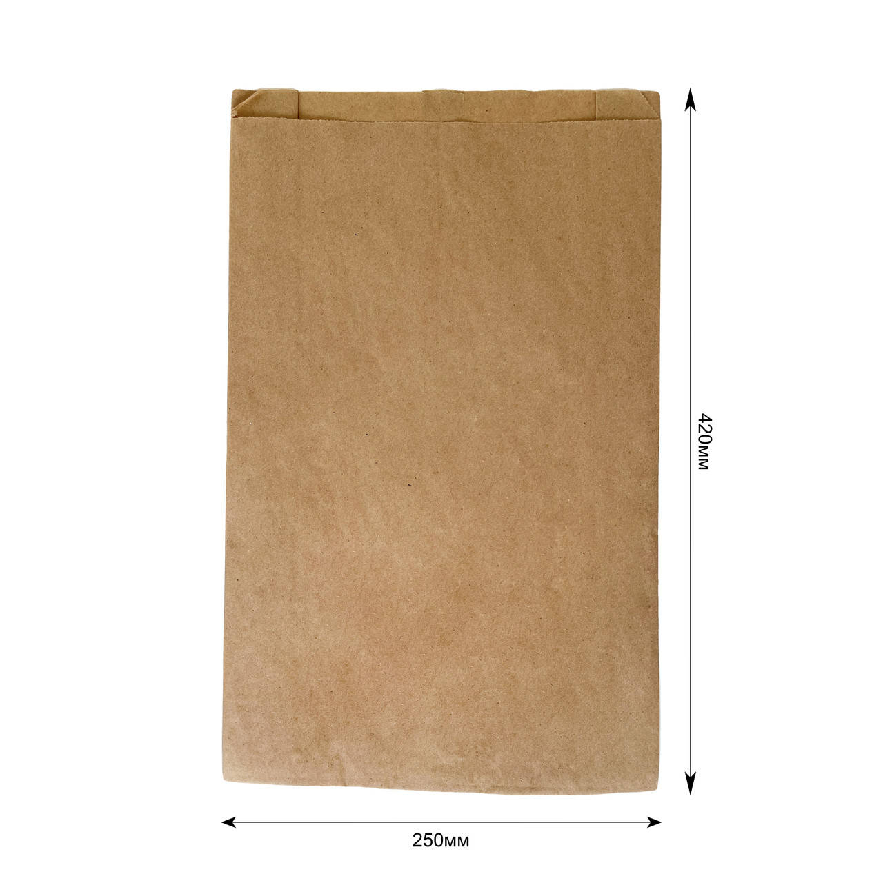 

Бумажный Саше Пакет Крафт Бурый 420 х 250 х 80 мм 1уп/100шт